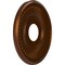 Ekena Millwork Berkshire PVC Medallion (Canopies up to 5 3/4"), 13"OD x 3 1/2"ID x 3/4"P, Metallic Dark Copper CMP13BECDC - alternate 3